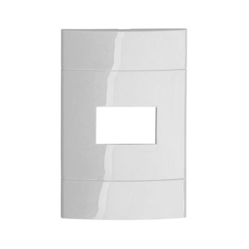 Imagem do produto PLACA 4X2 COM 1 ESPACO HORIZONTAL BRANCA DECOR SEM SUPORTE - SCHNEIDER