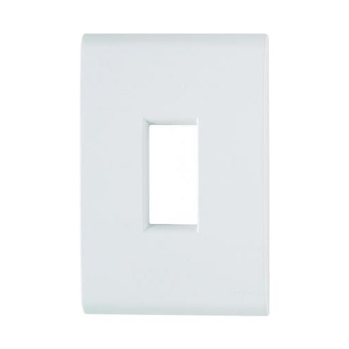 Imagem Produto PLACA 4X2 COM 1 ESPACO VERTICAL BRANCA COM SUPORTE LIZ - TRAMONTINA