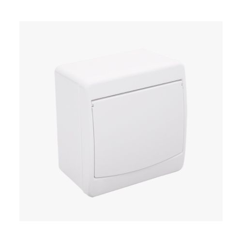 Imagem Produto CD PVC SOBREPOR 4 DISJUNTORES DIN BRANCO PORTA FUME - BET PLASTICOS