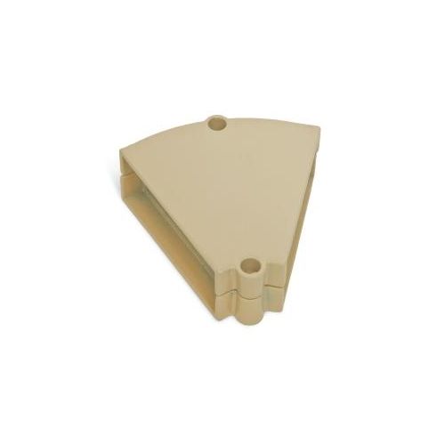 Imagem Produto CURVA P/CANALETA ALUMINIO HORIZONTAL 45G 73X25MM BRANCA - DUTOTEC
