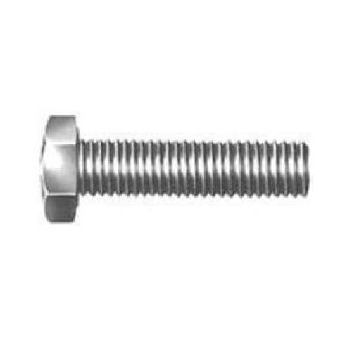 Imagem Produto PARAFUSO ROSCA METRICA ABAOLADO GALVANIZADO COM TRAVA 1/4X3/4 (VALOR DE 100 PECAS)