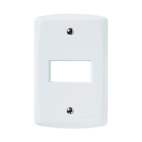 Imagem Produto PLACA 4X2 COM 1 ESPACO HORIZONTAL BRANCA LUX2 - TRAMONTINA