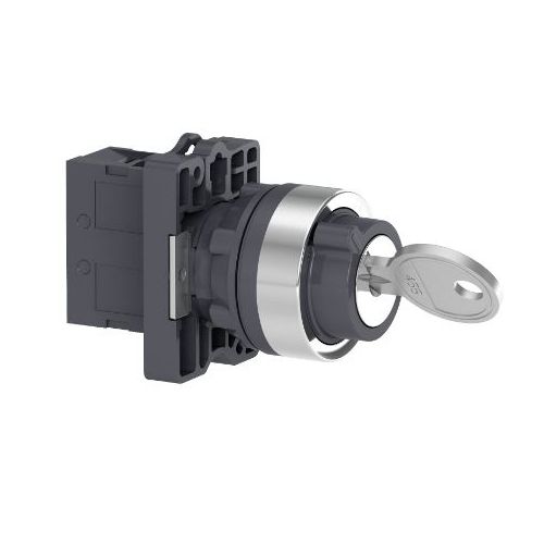 Imagem Produto COMUTADOR PLASTICO PT 22,5 C/CH C/TRAVA 2POS 1NA - SCHNEIDER INDUSTRIAL